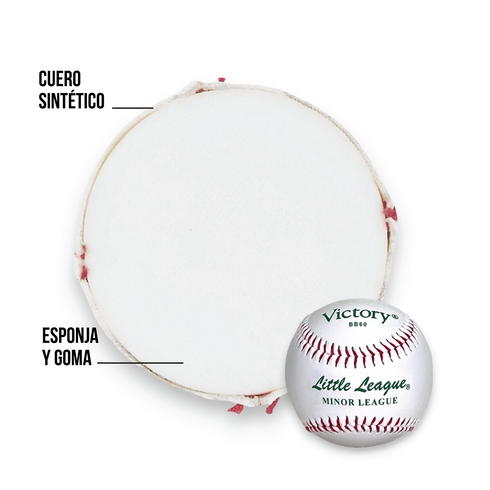 Pelota de Béisbol Little League (suave) BB60