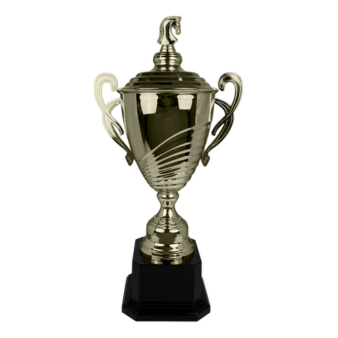 Trofeo de Copa de Metal con Figura Serie M2