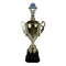 Trofeo de Copa de Metal con Figura Serie M2 de Padel
