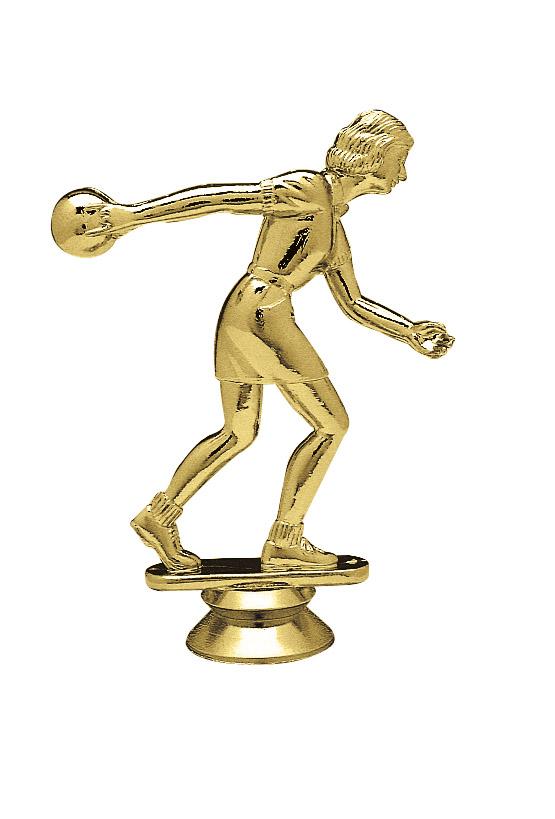 Figura para Trofeo de Bolos Femenino sin base