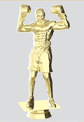 Figura para Trofeo de Boxeo sin base