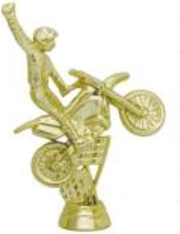 Figura para Trofeo de Moto con Mano en el Aire sin base