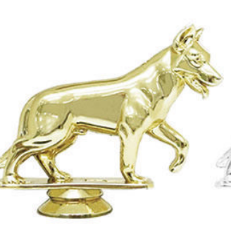 Figura para Trofeo de Perro sin base