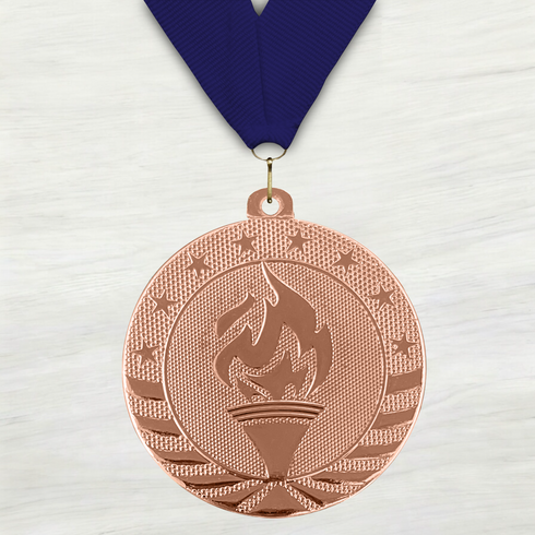 Medalla de Metal de Victoria de 2" con cinta MDL500