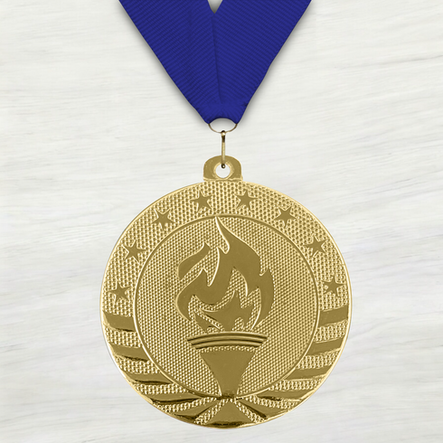 Medalla de Metal de Victoria de 2" con cinta MDL500