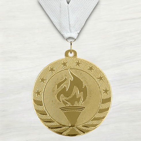 Medalla de Metal de Victoria de 2" con cinta MDL500