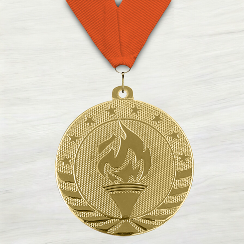 Medalla de Metal de Victoria de 2" con cinta MDL500