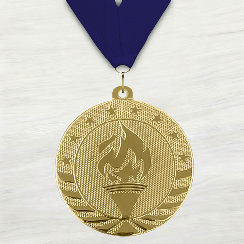 Medalla de Metal de Victoria de 2" con cinta MDL500