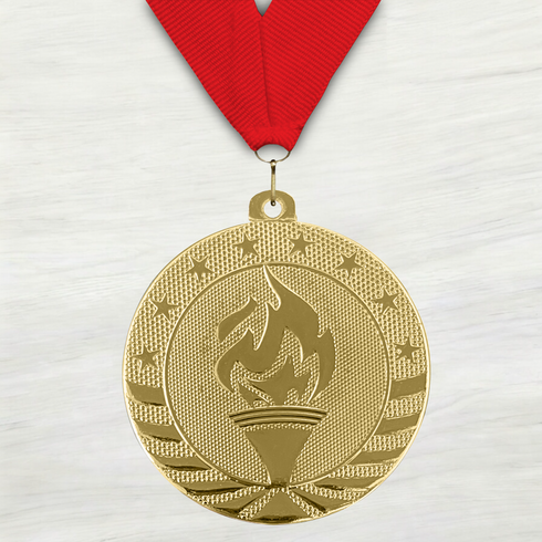 Medalla de Metal de Victoria de 2" con cinta MDL500