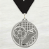 Medalla de Metal de Fútbol de 2" con cinta MDL510