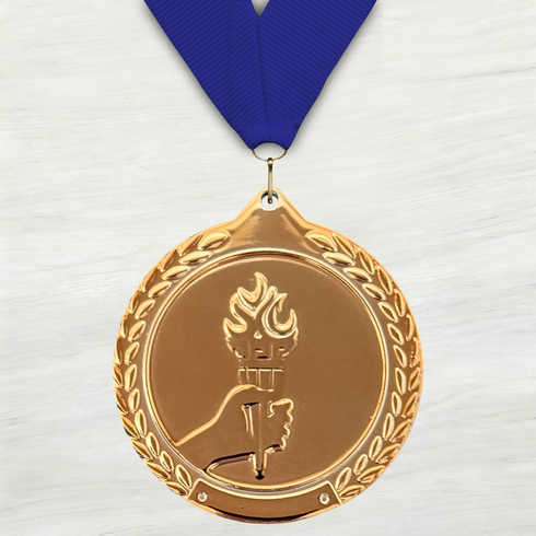 Medalla de Metal de Victoria de 2.5" con cinta MDL700