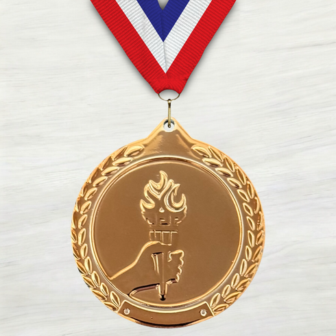 Medalla de Metal de Victoria de 2.5" con cinta MDL700