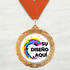 Medalla de Metal Personalizada de 2.5" con Cinta MDL752