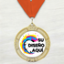 Medalla de Metal Personalizada de 2.5" con Cinta MDL751