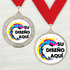 Medalla de Metal Personalizada de 2.5" con Cinta MDL751