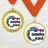 Medalla de Metal Personalizada de 2.5" con Cinta MDL752