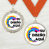Medalla de Metal Personalizada de 2.5" con Cinta MDL752