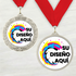 Medalla de Metal Personalizada de 2.5" con Cinta MDL752