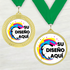 Medalla de Metal Personalizada de 2.5" con Cinta MDL753