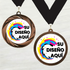 Medalla de Metal Personalizada de 2.5" con Cinta Modelo 1