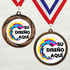 Medalla de Metal Personalizada de 2.5" con Cinta Modelo 1