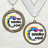 Medalla de Metal Personalizada de 2.5" con Cinta Modelo 1