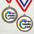 Medalla de Metal Personalizada de 2.5" con Cinta Modelo 1