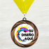 Medalla de Metal Personalizada de 2.5" con Cinta Modelo 1