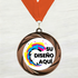 Medalla de Metal Personalizada de 2.5" con Cinta Modelo 1