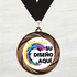 Medalla de Metal Personalizada de 2.5" con Cinta Modelo 1