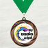 Medalla de Metal Personalizada de 2.5" con Cinta Modelo 1