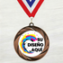 Medalla de Metal Personalizada de 2.5" con Cinta Modelo 1