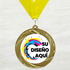 Medalla de Metal Personalizada de 2.5" con Cinta Modelo 1