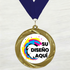Medalla de Metal Personalizada de 2.5" con Cinta Modelo 1