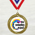Medalla de Metal Personalizada de 2.5" con Cinta Modelo 1