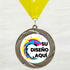 Medalla de Metal Personalizada de 2.5" con Cinta Modelo 1