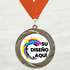 Medalla de Metal Personalizada de 2.5" con Cinta Modelo 1