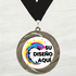 Medalla de Metal Personalizada de 2.5" con Cinta Modelo 1