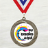 Medalla de Metal Personalizada de 2.5" con Cinta Modelo 1