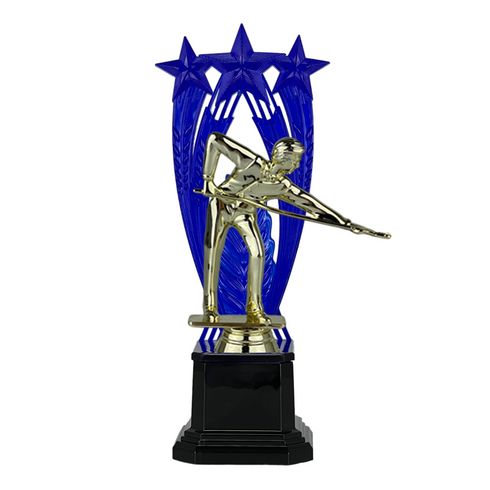 Trofeo con Figura Serie 10BD de Billar