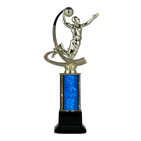 Trofeo de Tubo con Figura Serie 41 de Baloncesto