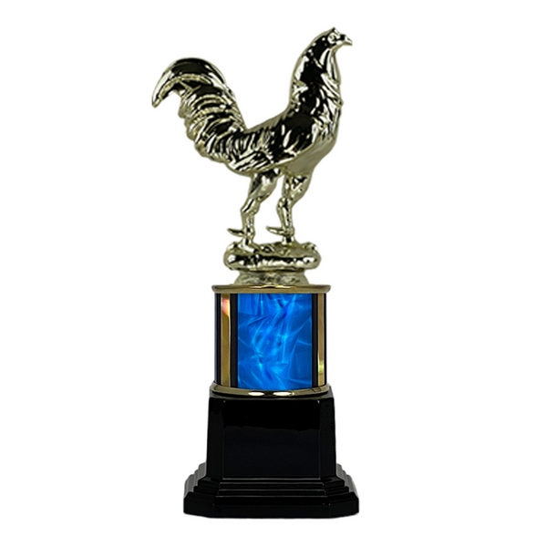 Trofeo de Tubo con Figura Serie 41 de Gallo