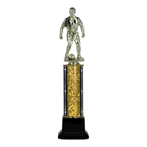 Trofeo de Tubo con Figura Serie 41 de Futbol