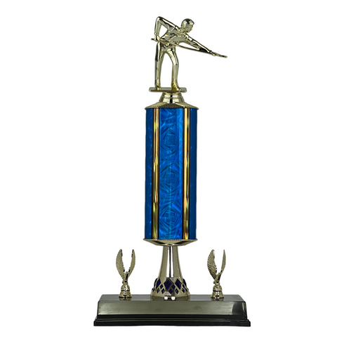 Trofeo de Tubo con Figura Serie 441 de Billar