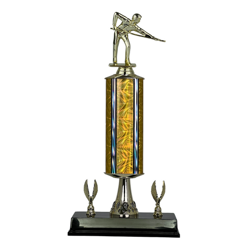 Trofeo de Tubo con Figura Serie 441 de Billar