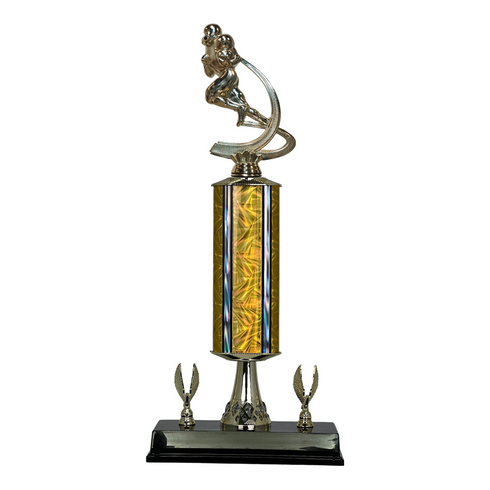 Trofeo de Tubo con Figura Serie 441 de Futbol Americano