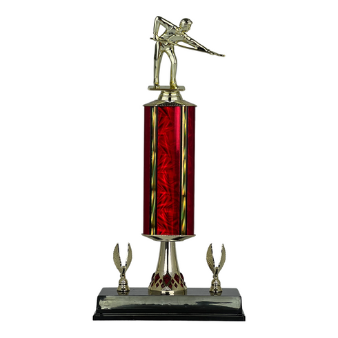 Trofeo de Tubo con Figura Serie 441 de Billar