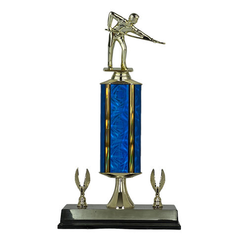 Trofeo de Tubo con Figura Serie 441 de Billar