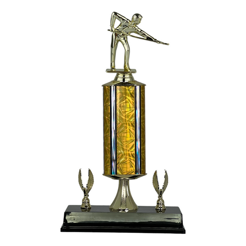 Trofeo de Tubo con Figura Serie 441 de Billar