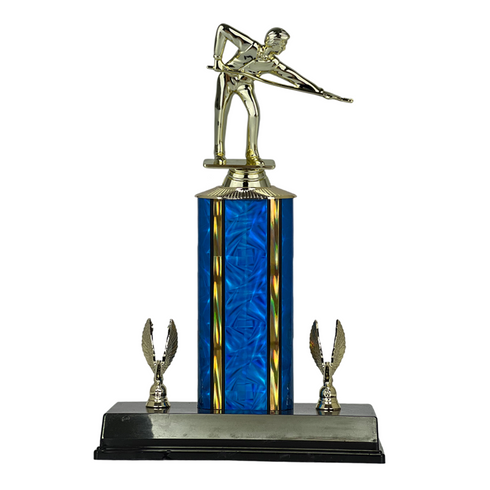 Trofeo de Tubo con Figura Serie 441 de Billar